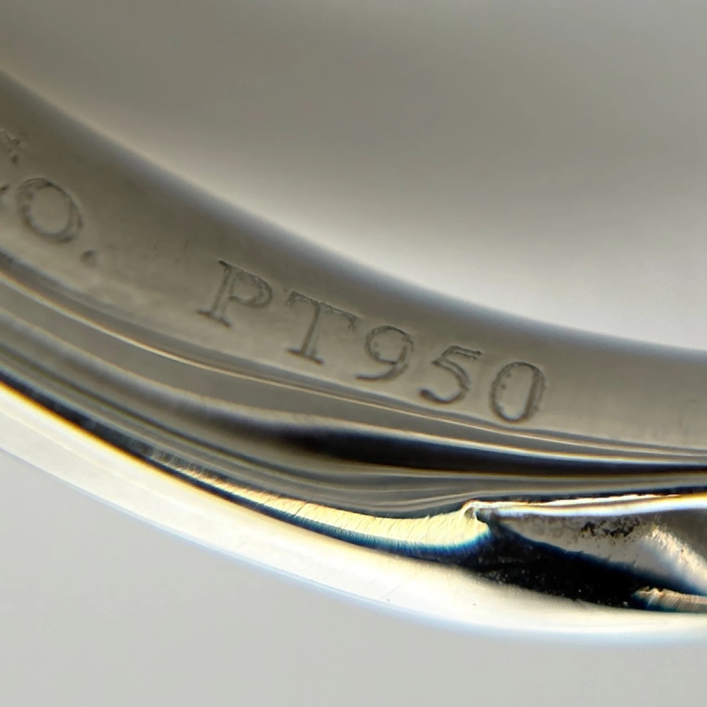 TIFFANY Silver Diamond Ring - Picture 7 of 9